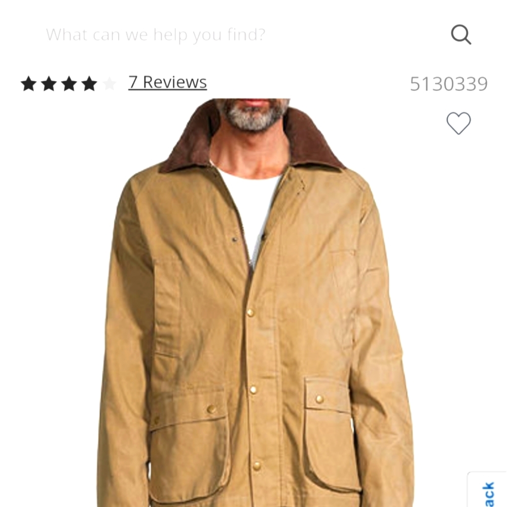 Brand New St John's Bay Work Coat, XXL